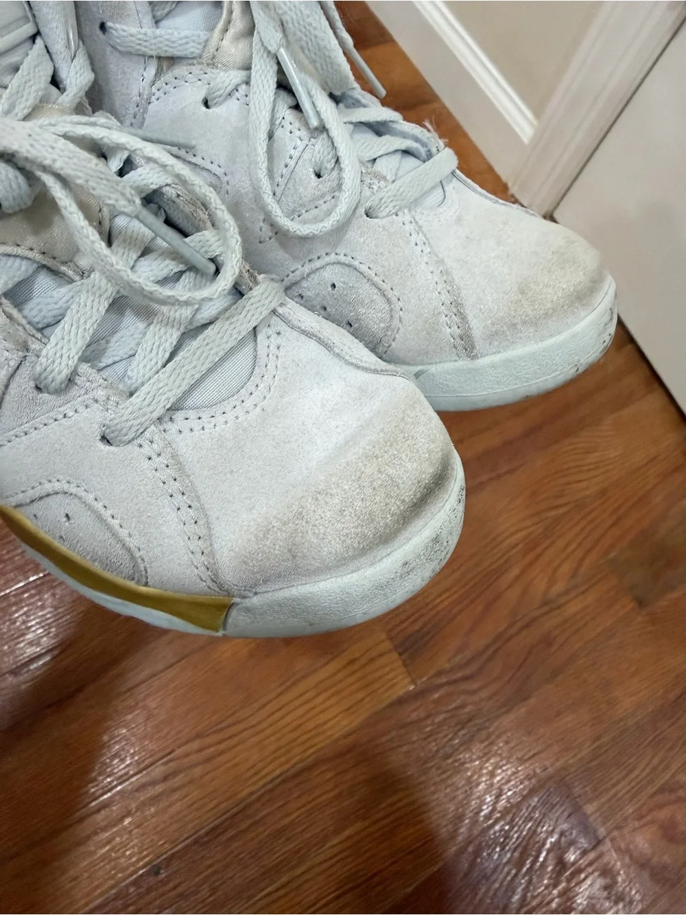 Kid Nike Air Jordan Retro 6 Pearl Platium